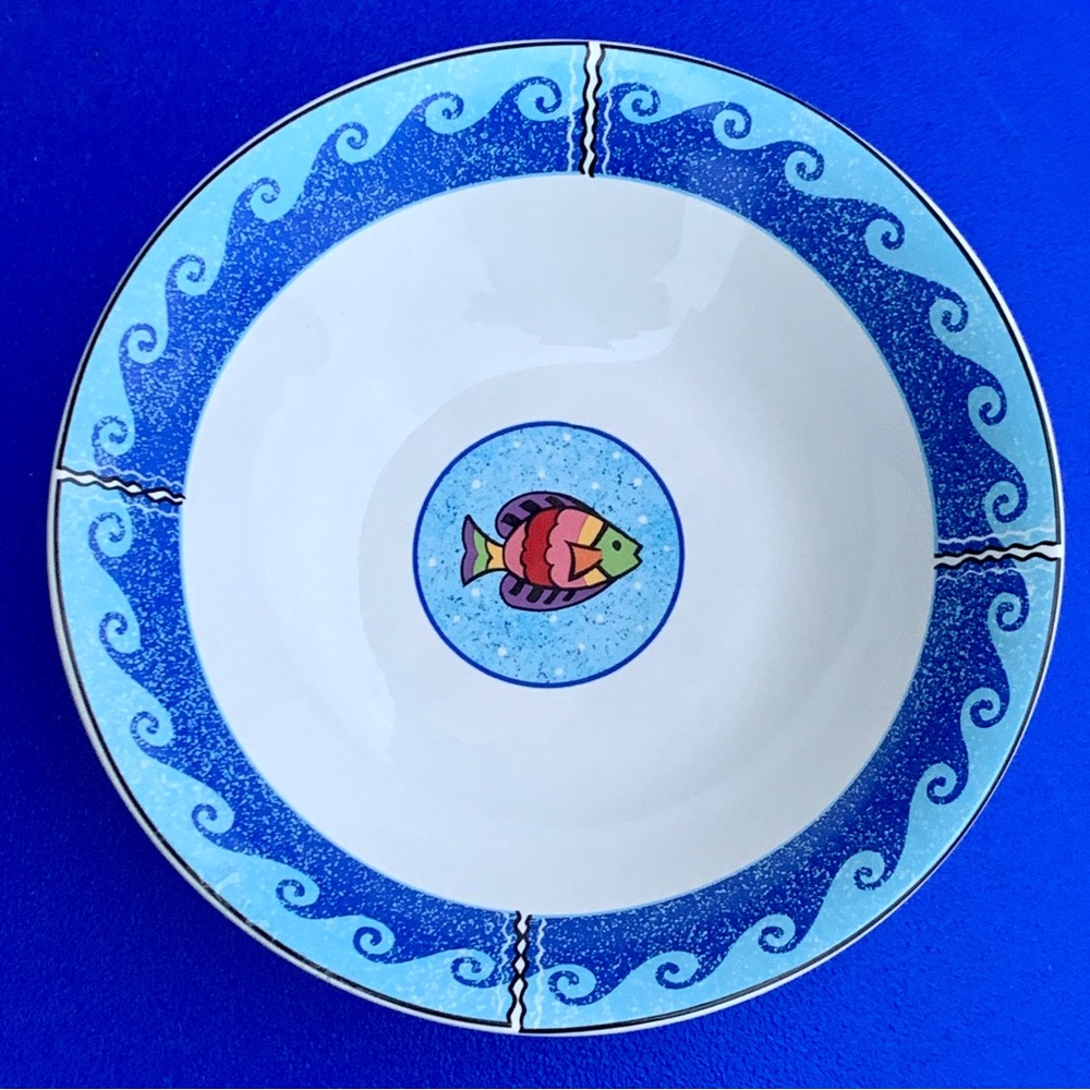 Vintage Discontinued Sue Zipkin Artist  SANGO PISCES Soup Cereal Bowl